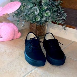 Authentic Black Vans